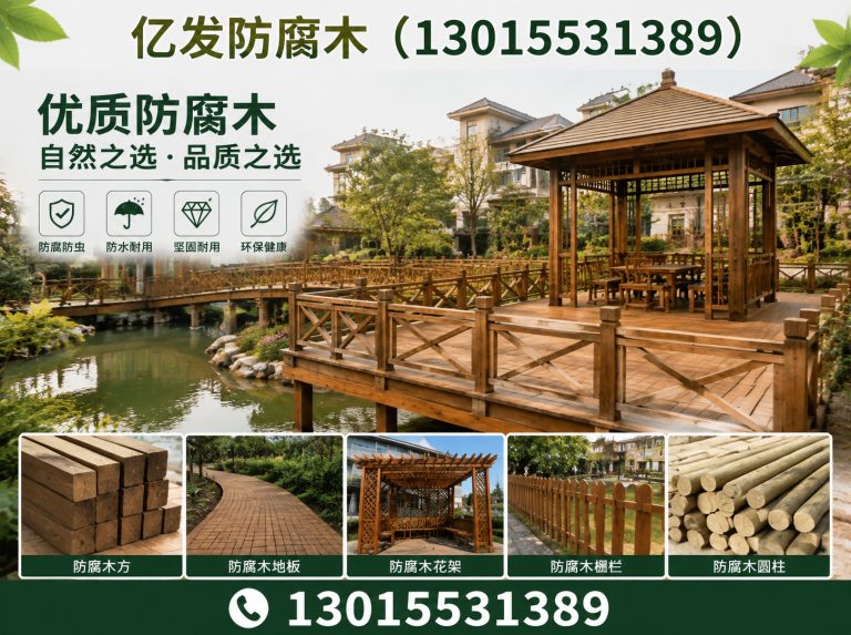 二七区防腐木地板展示图