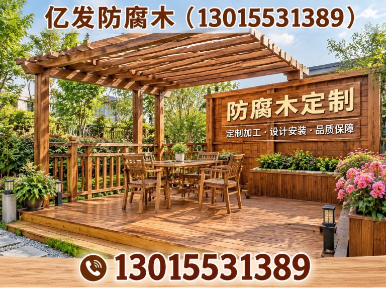 二七区防腐木工程展示图