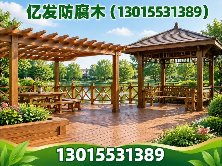 二七区防腐木定制展示图